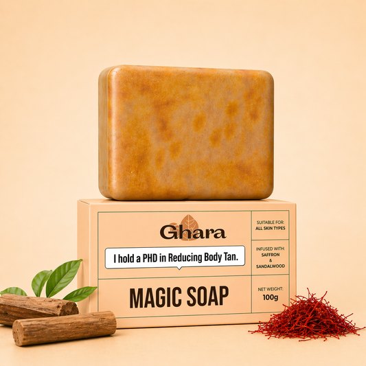 Pack Of 1 Magic Soap- Sandal Wood and Saffron Soap